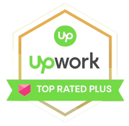 Upwork Top Rated Plus Badge